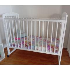 Кроватка детская Giovanni Comfort (белый) колесо-качалка (Джованни)