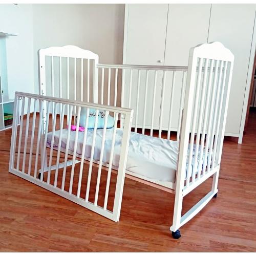 Кроватка детская Giovanni Comfort (белый) колесо-качалка (Джованни)