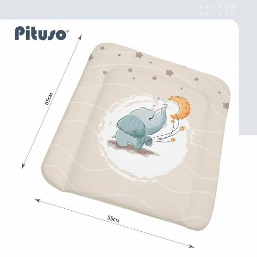 Матрасик для пеленания Pituso Слоняшка 55х65 см РT/ПН-33