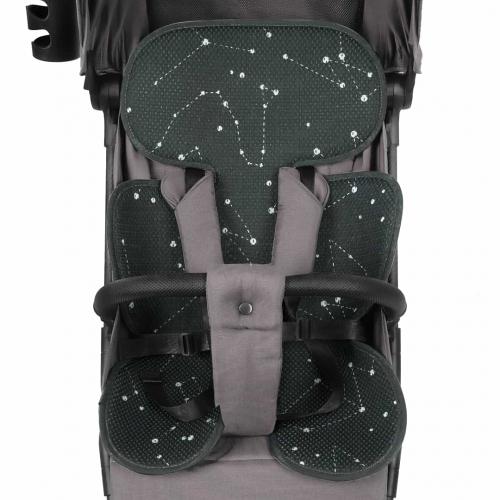 Коляска прогулочная Pituso Pera Devine Cocoa / рама carbon / PU (блок колес) X-33/БК/Devine Cocoa