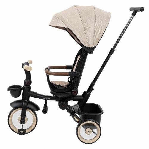Трехколесный велосипед с ручкой Pituso Elite Pro / HM-618 (бежевый) / HM-618-Beige