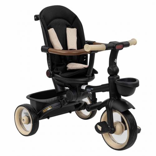 Трехколесный велосипед с ручкой Pituso Elite Pro / HM-618 (бежевый) / HM-618-Beige