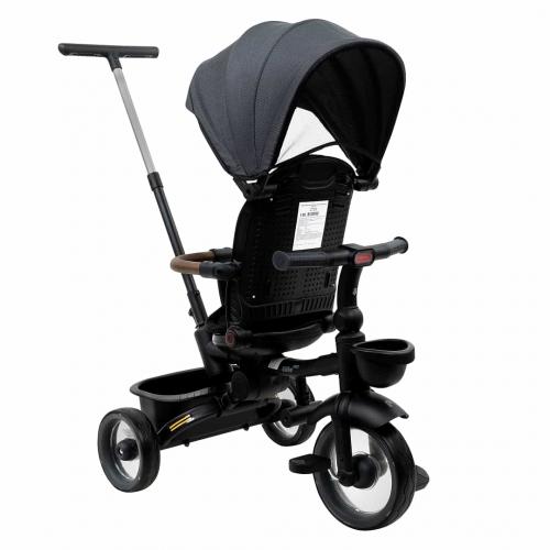 Трехколесный велосипед с ручкой Pituso Elite Pro / HM-618 (серый) / HM-618-Grey