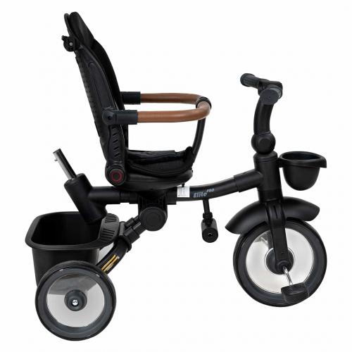 Трехколесный велосипед с ручкой Pituso Elite Pro / HM-618 (серый) / HM-618-Grey