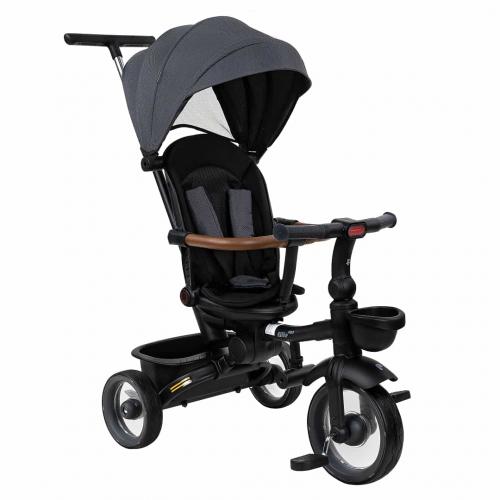 Трехколесный велосипед с ручкой Pituso Elite Pro / HM-618 (серый) / HM-618-Grey