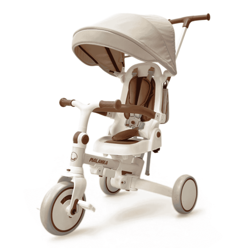 Детский велосипед Bubago Malanka BG 211-1 Бежевый (белая рама)