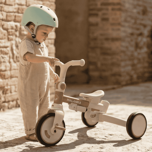 Детский велосипед Bubago Malanka BG 211-2 Коричневый (коричневая рама)