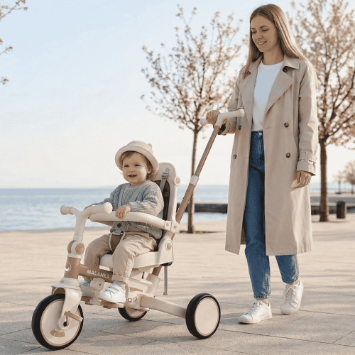 Детский велосипед Bubago Malanka BG 211-2 Коричневый (коричневая рама)