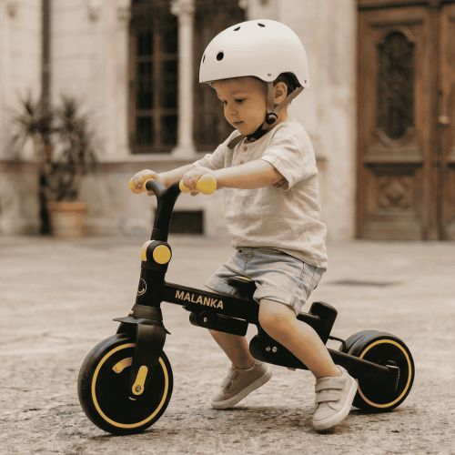 Детский велосипед Bubago Malanka BG 211-3 Черный (чёрно-жёлтый)