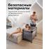 Манеж Martin noir Nearby Mini Cozy Grey (опускной борт, 2 уровня, 90х50 см) светло-серый