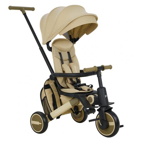 Трехколесный велосипед с ручкой Pituso Leve Pro / T8 Plus-Truf-Beige 2026