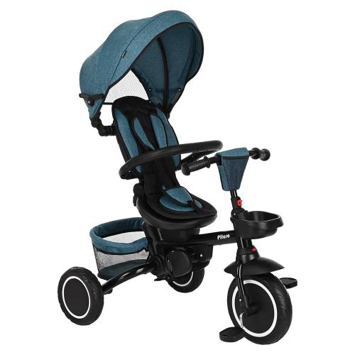 Велосипед трехколесный Pituso Elite Plus Blue Сине-зеленый JY-T05Plus-Teal