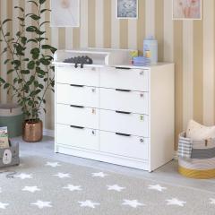 Комод Pituso Kids Optimum ЛДСП Белый - белый (БП-00003893)