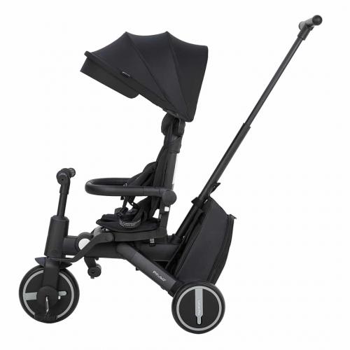 Трехколесный велосипед с ручкой Pituso Leve Pro / T8 Plus-Black (черный) 2026