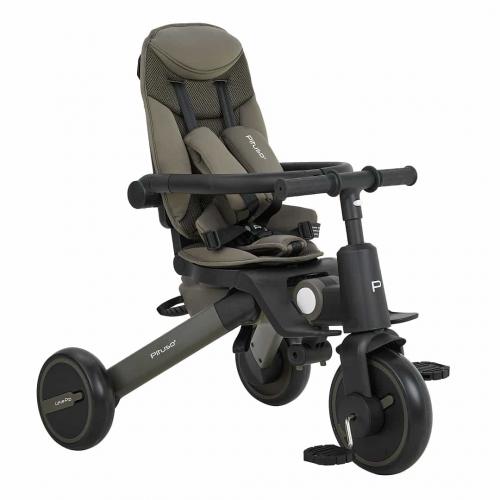 Трехколесный велосипед с ручкой Pituso Leve Pro / T8 Plus-Khaki (хаки) 2026
