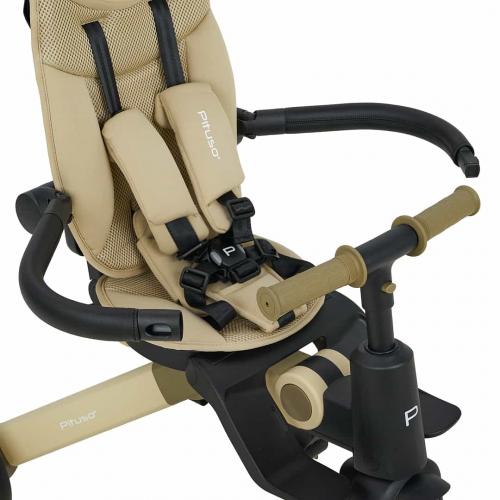 Трехколесный велосипед с ручкой Pituso Leve Pro / T8 Plus-Truf-Beige 2026