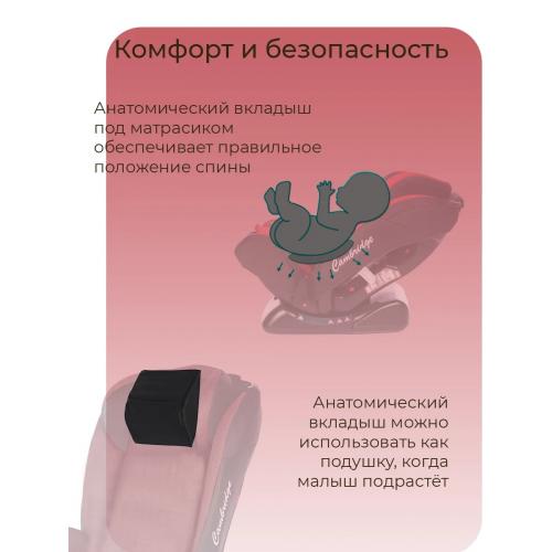 Автокресло TRON CAMBRIDGE Red care (без Isofix) 0-36 кг