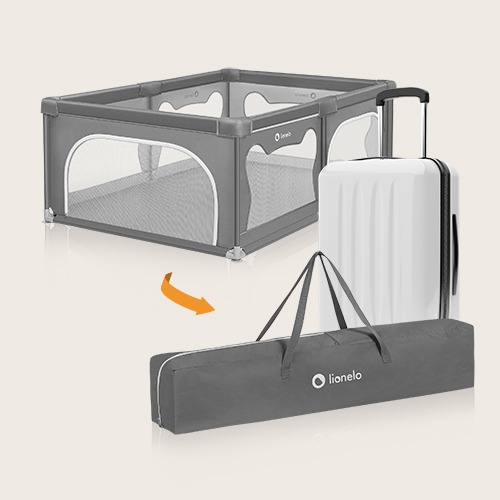 Игровой манеж Lionelo Willow (Beige Sand) (127х187х68 см)