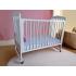 Кроватка детская Giovanni Comfort (белый) колесо-качалка (Джованни) быстросъемная стенка