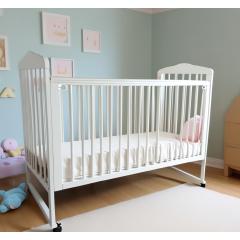 Кроватка детская Giovanni Comfort (белый) колесо-качалка (Джованни) быстросъемная стенка