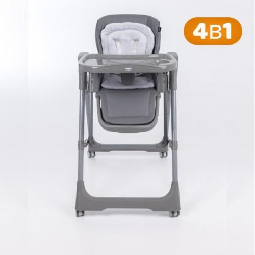 Стульчик для кормления Martin Noir CLOUD Stitch Grey /  Серый / электрокачели