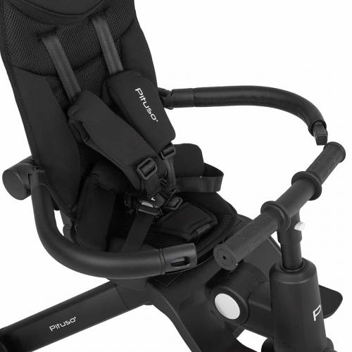 Трехколесный велосипед с ручкой Pituso Leve Pro / T8 Plus-Black (черный) 2026