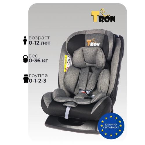 Автокресло TRON CAMBRIDGE Grey pull (без Isofix) 0-36 кг