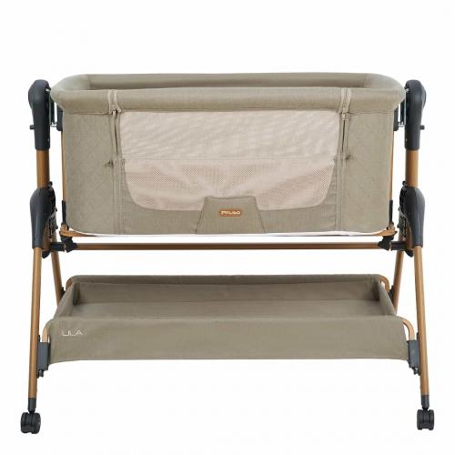 Колыбель Pituso Lila beige / бежевый (маятник) + Подарок (бутылочка)