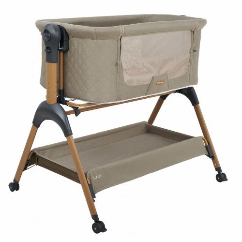 Колыбель Pituso Lila beige / бежевый (маятник) + Подарок (бутылочка)