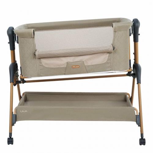 Колыбель Pituso Lila beige / бежевый (маятник) + Подарок (бутылочка)