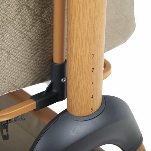 Колыбель Pituso Lila beige / бежевый (маятник) + Подарок (бутылочка)