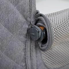 Колыбель Pituso Lila grey / серый (маятник) + Подарок (бутылочка)