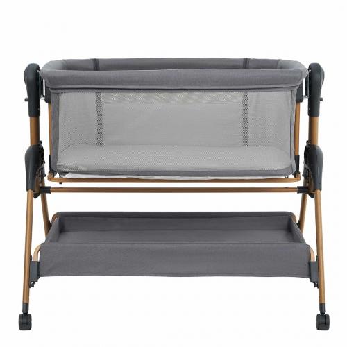 Колыбель Pituso Lila grey / серый (маятник) + Подарок (бутылочка)