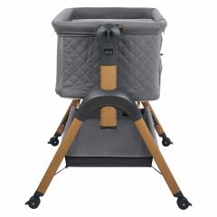 Колыбель Pituso Lila grey / серый (маятник) + Подарок (бутылочка)