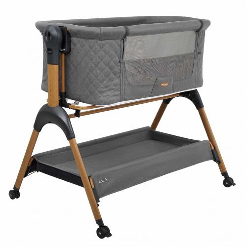 Колыбель Pituso Lila grey / серый (маятник) + Подарок (бутылочка)