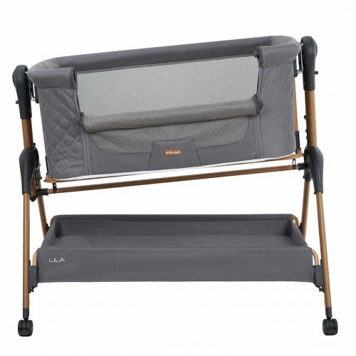 Колыбель Pituso Lila grey / серый (маятник) + Подарок (бутылочка)