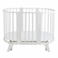 Кроватка детская универсальная 6/1 PITUSO Stella маятник Белый-Белый 106501