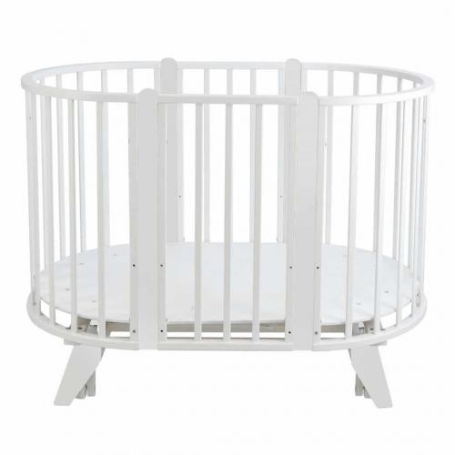 Кроватка детская универсальная 6/1 PITUSO Stella маятник Белый-Белый 106501