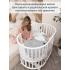 Кроватка детская универсальная 6/1 PITUSO Stella маятник Белый-Белый 106501