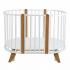 Кроватка детская универсальная 6/1 PITUSO Stella маятник Белый-Бук 106501-6