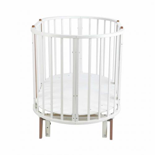 Кроватка детская универсальная 6/1 PITUSO Stella маятник Белый-Бук 106501-6
