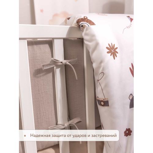Бортик для кроватки Perina SoftCotton СК1/4-05.12 Песочный