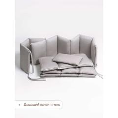 Бортик для кроватки Perina SoftCotton СК1/4-05.16 Серый