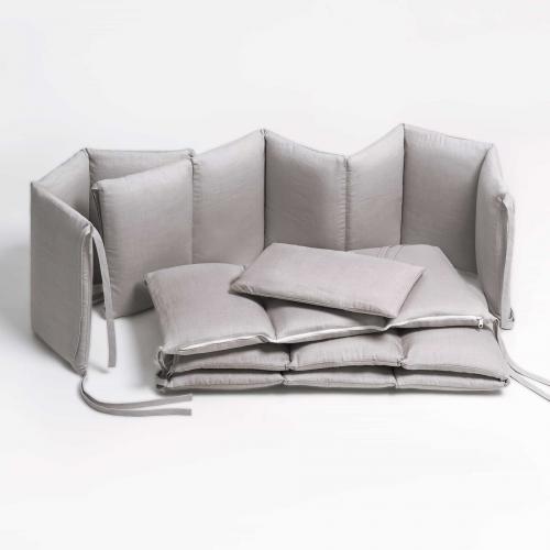 Бортик для кроватки Perina SoftCotton СК1/4-05.16 Серый