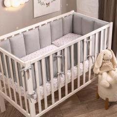 Бортик для кроватки Perina SoftCotton СК1/4-05.16 Серый