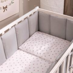 Бортик для кроватки Perina SoftCotton СК1/4-05.16 Серый