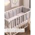 Бортик для кроватки Perina SoftCotton СК1/4-05.16 Серый