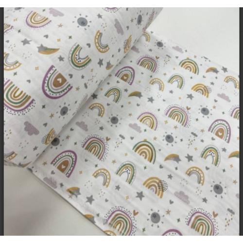 Пеленка фланель 90х60 см Радуга