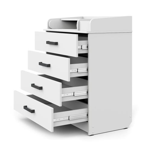 Комод пеленальный Атон Мебель Marvin (Белая Аляска - белый)