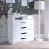 Комод пеленальный Атон Мебель Marvin (Белая Аляска - белый)